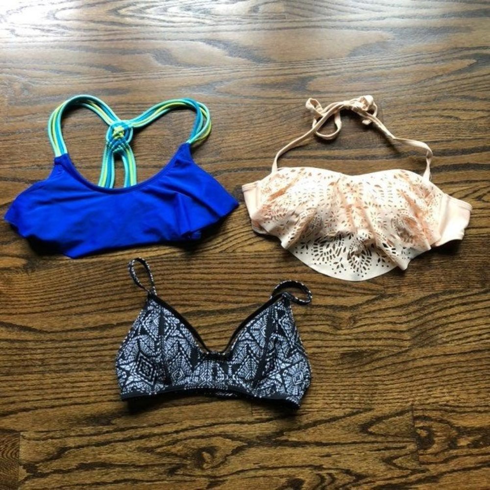 Lot of 3 Bikini Tops - Size XS